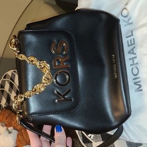 **NWT** Black & Gold Michael Kors Bag